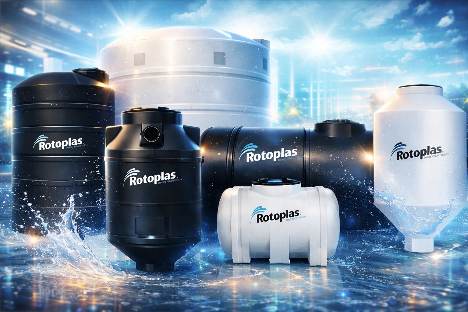 Rotoplas Rombo Azul